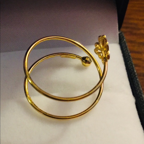 18k yellow gold ring - Picture 4 of 7